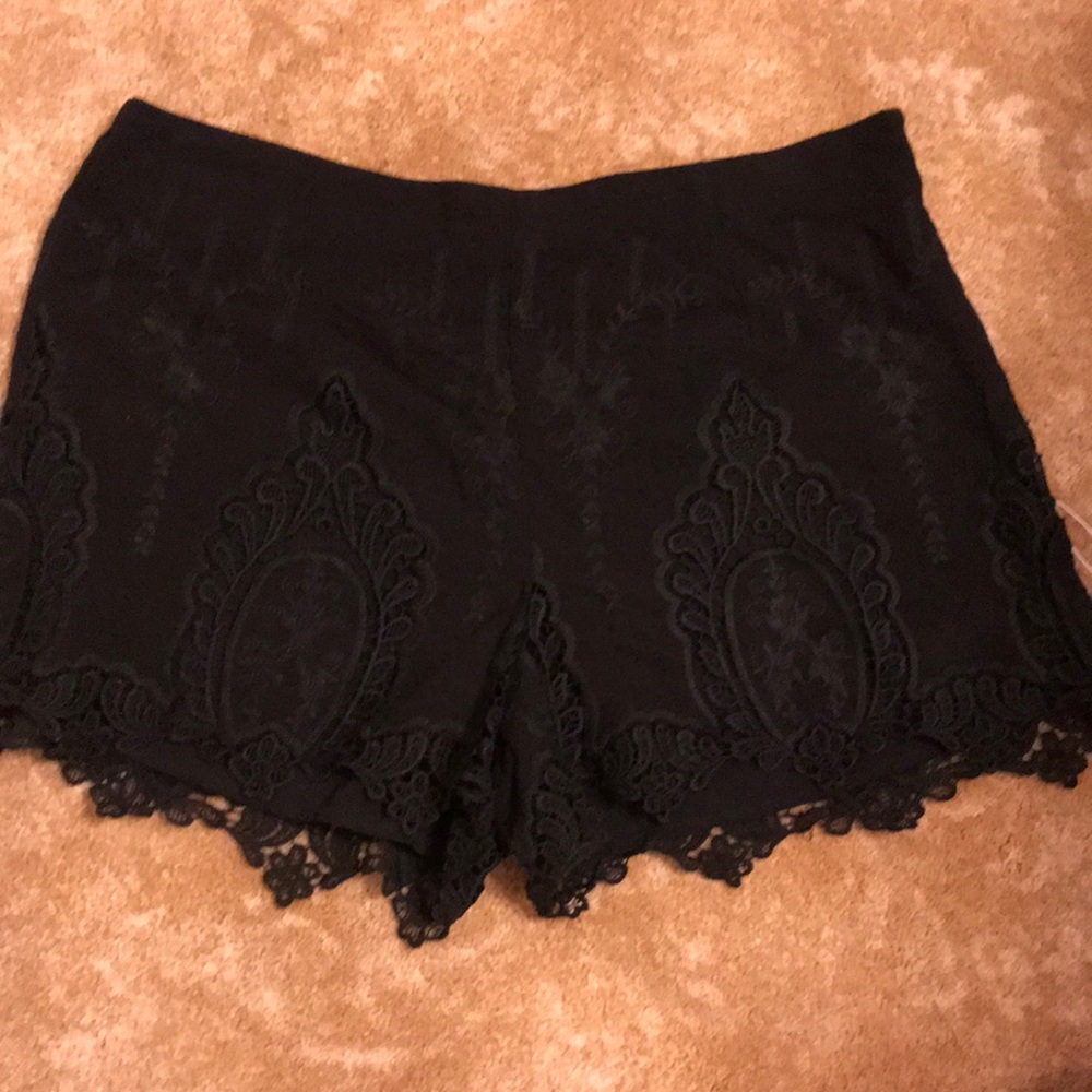 Forever 21 Black Lace shorts